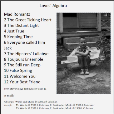 CD cover Love's Algebra